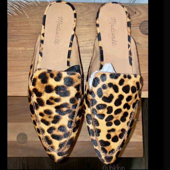 MADEWELL FRANCES SKIMMER MULES ⚡️SOLD OUT⚡️ Leopard Print ⚡️ 9.5 - Picture 3 of 8